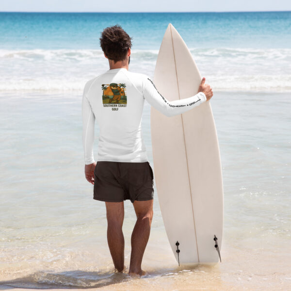 SoCo Golf Men's Rash Guard Beach Shirt - Image 4
