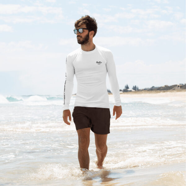 SoCo Golf Men's Rash Guard Beach Shirt