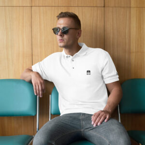 Men's Vintage Retro Otter Premium Port Authority Polo from Southern Coast Clothing