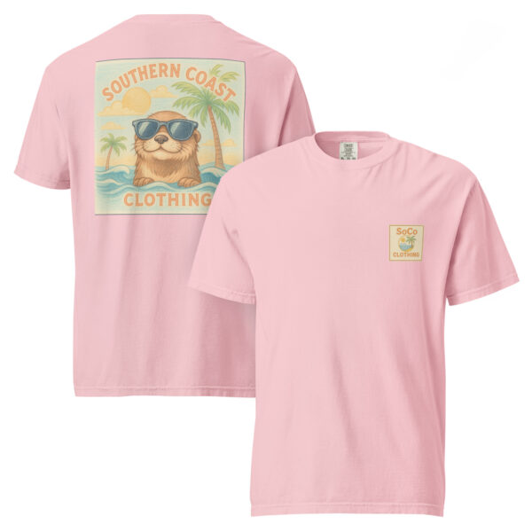 Playful Pastel Otter Comfort Colors® Tee from Southern Coast Clothing Co. - Image 6