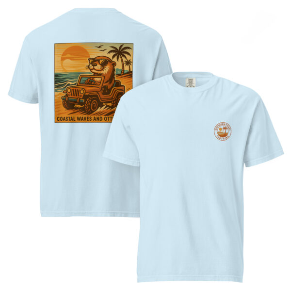 "Coastal Waves and Otter Days" Comfort Colors® Tee from Southern Coast Clothing Co. - Image 6