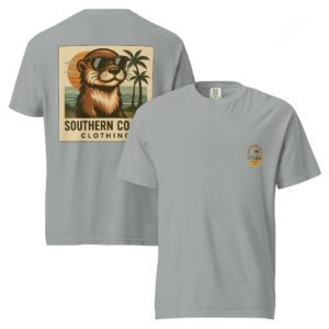 Vintage Retro Otter Comfort Colors® Tee from Southern Coast Clothing Co.