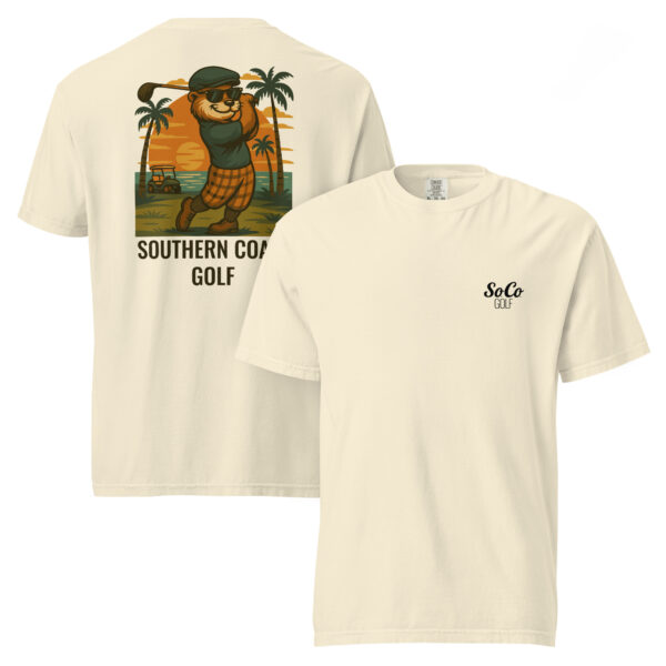 Vintage Retro Otter Comfort Colors® Golf Themed Tee from Southern Coast Clothing Co. - Image 3