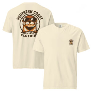 Vintage Retro Otter Comfort Colors® Tee from Southern Coast Clothing Co.