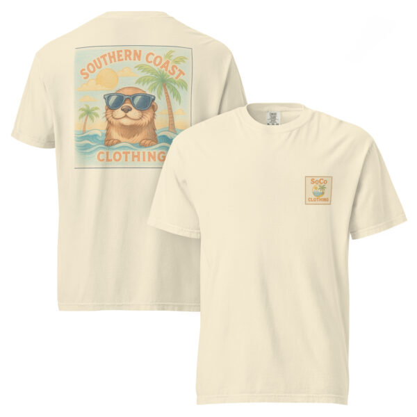 Playful Pastel Otter Comfort Colors® Tee from Southern Coast Clothing Co. - Image 8