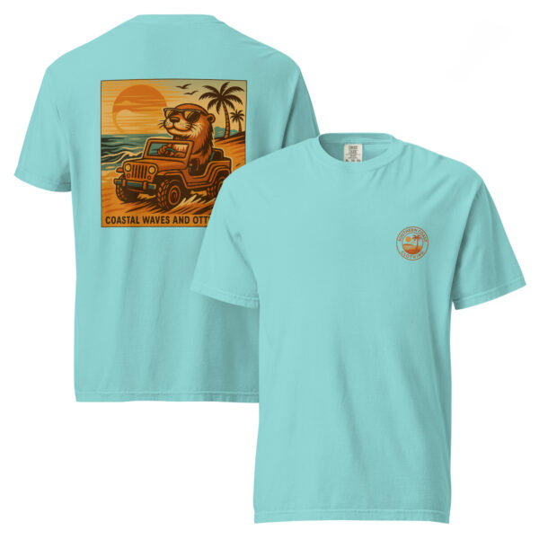 "Coastal Waves and Otter Days" Comfort Colors® Tee from Southern Coast Clothing Co.