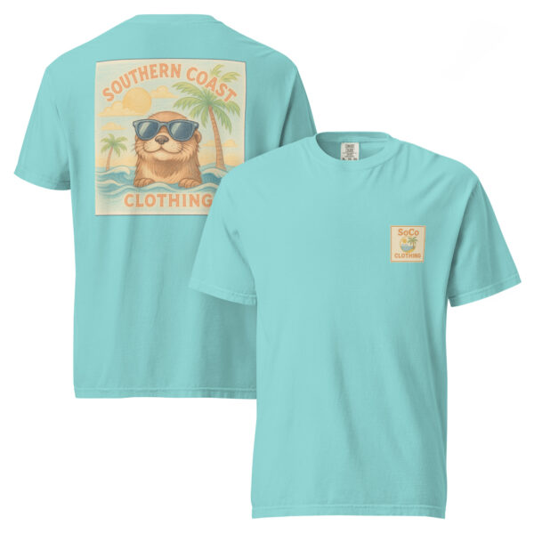Playful Pastel Otter Comfort Colors® Tee from Southern Coast Clothing Co. - Image 3