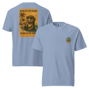 Vintage Retro Otter Comfort Colors® Tee from Southern Coast Clothing Co.