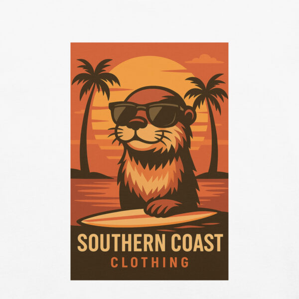 Vintage Retro Otter Comfort Colors® Tee from Southern Coast Clothing Co. - Image 3
