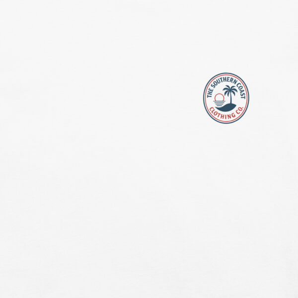 "Coastal Red White and Blue" Comfort Colors® Tee from Southern Coast Clothing Co. - Image 2