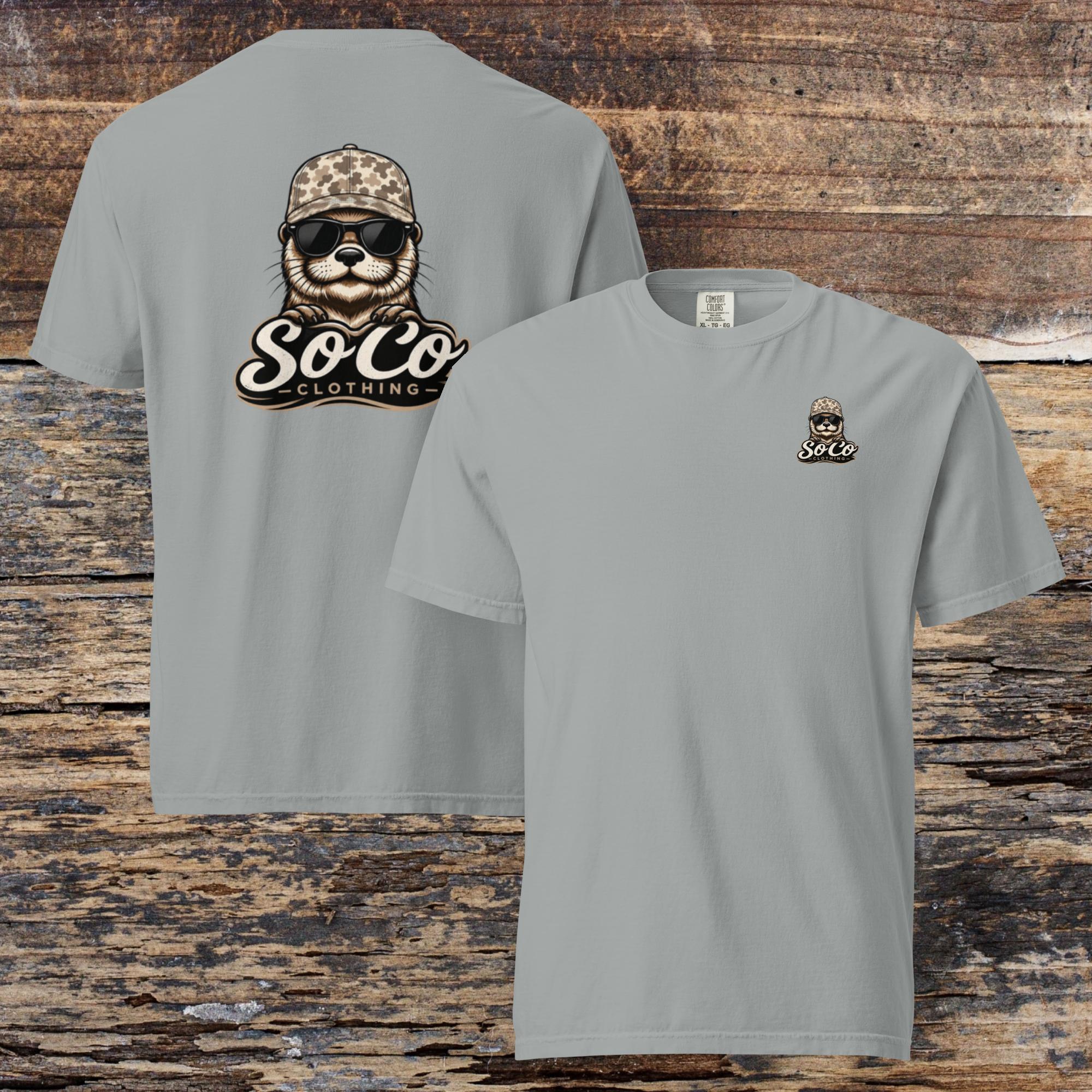 SoCo Unisex garment-dyed heavyweight t-shirt - Image 4