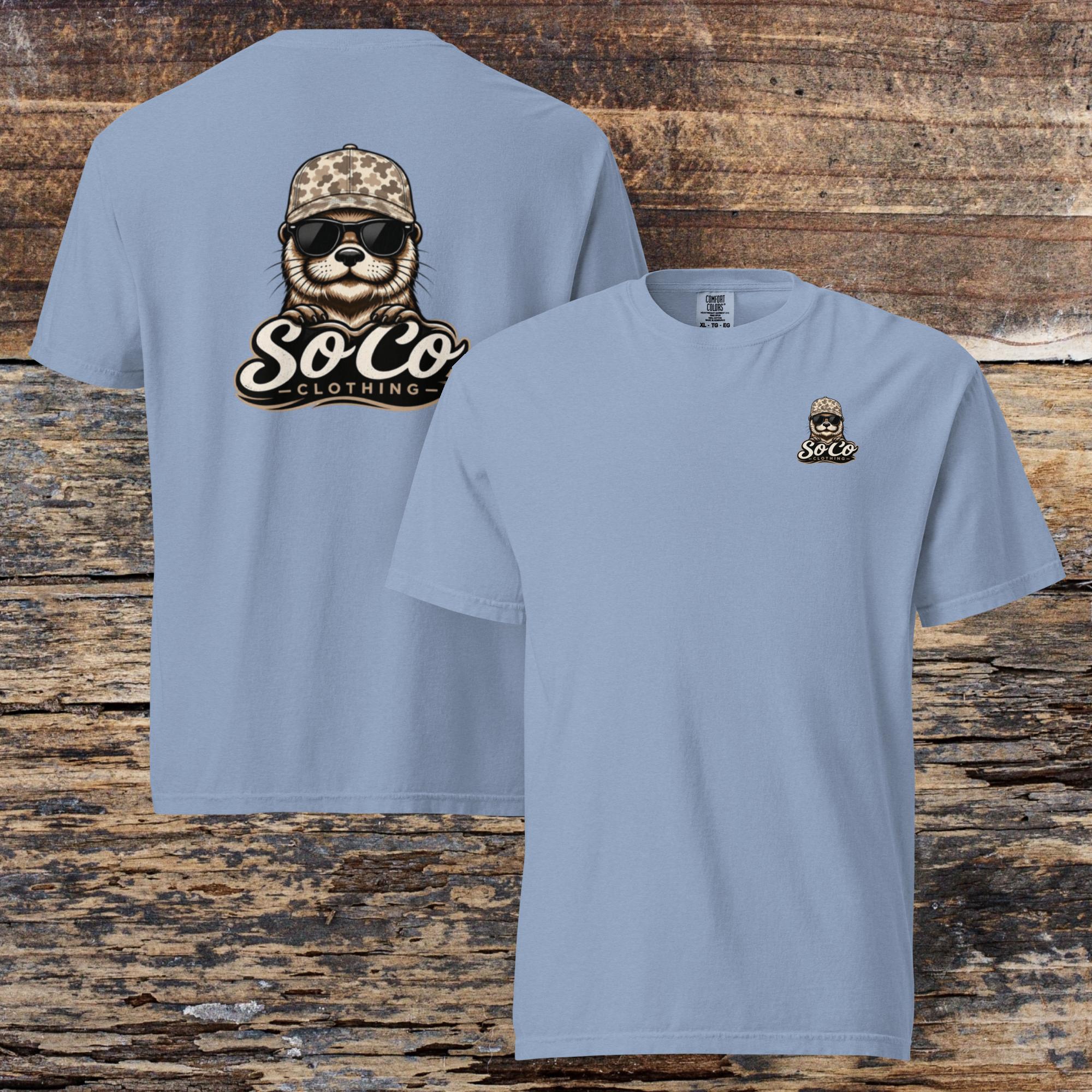 SoCo Unisex garment-dyed heavyweight t-shirt - Image 6