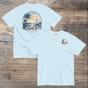SoCo Unisex garment-dyed heavyweight t-shirt