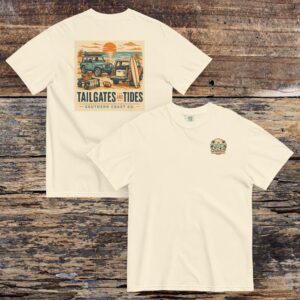 SoCo Tailgates and Tides Southern Coastal Comfort Colors® Unisex Tee