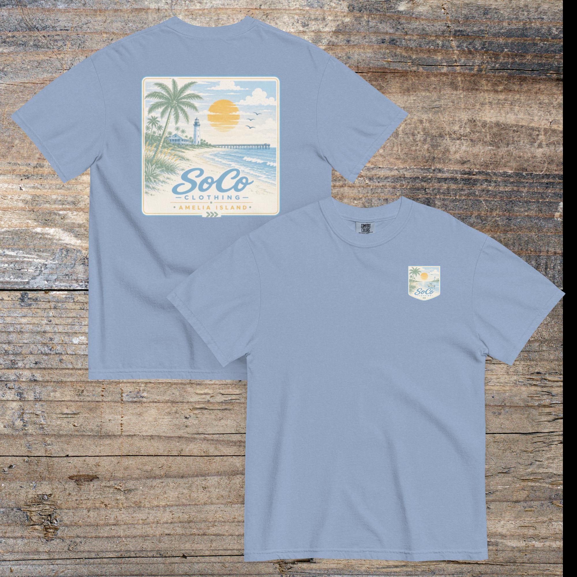 SoCo Unisex garment-dyed heavyweight t-shirt - Image 4