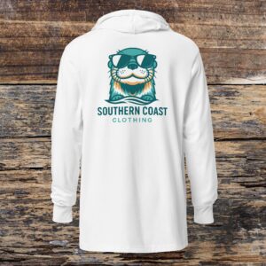 SoCo Retro Otter Hooded long-sleeve Unisex tee