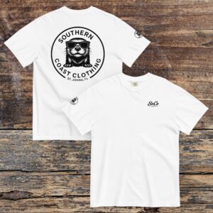Retro Otter Comfort Colors® Unisex Tee from Southern Coast Clothing Co.